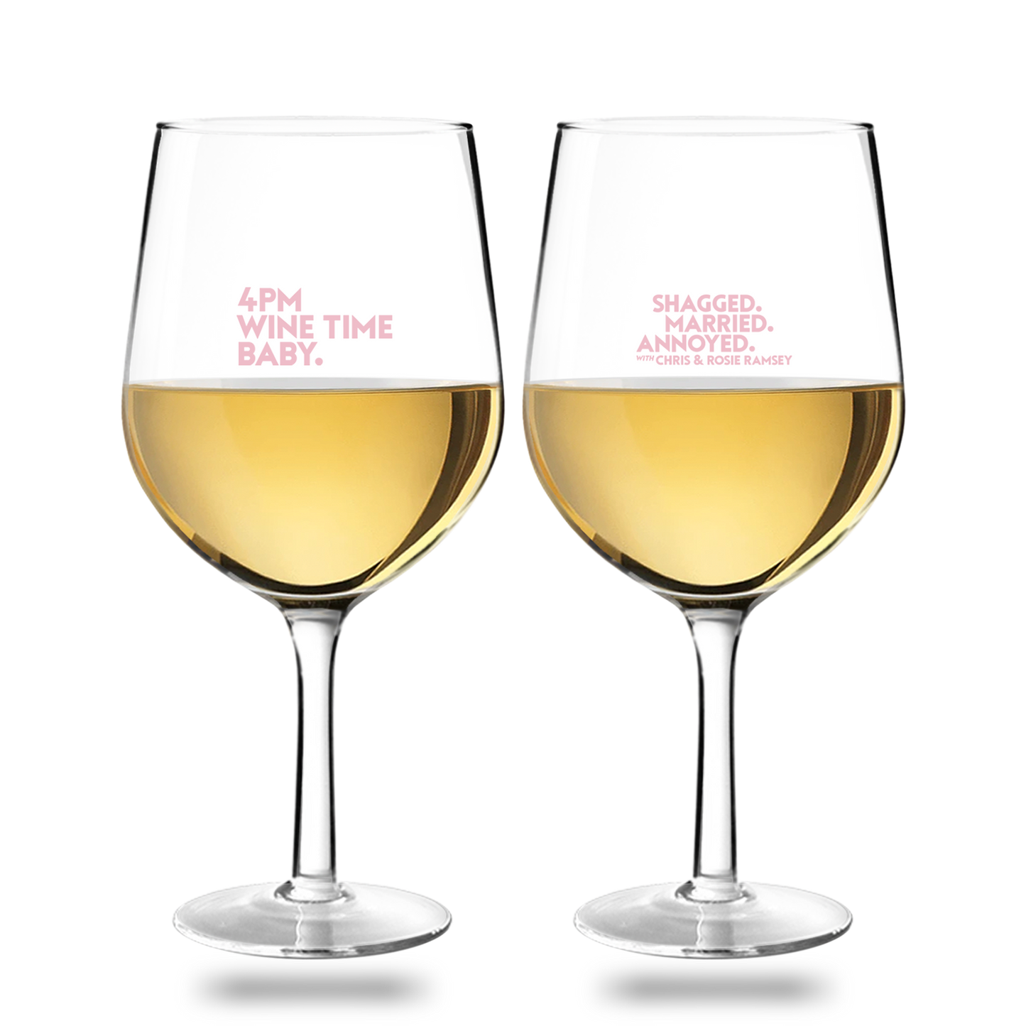 One Double-sided Printed EXTRA LARGE Wine Glass