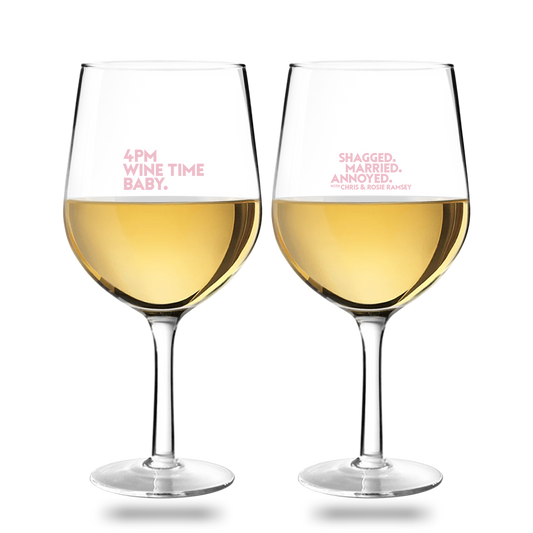 One Double-sided Printed EXTRA LARGE Wine Glass